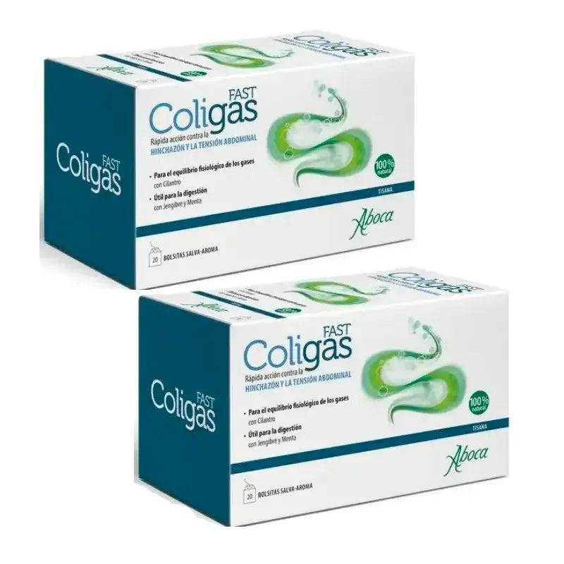 Aboca Coligas Fast Tisanes, 2x20 Sachets