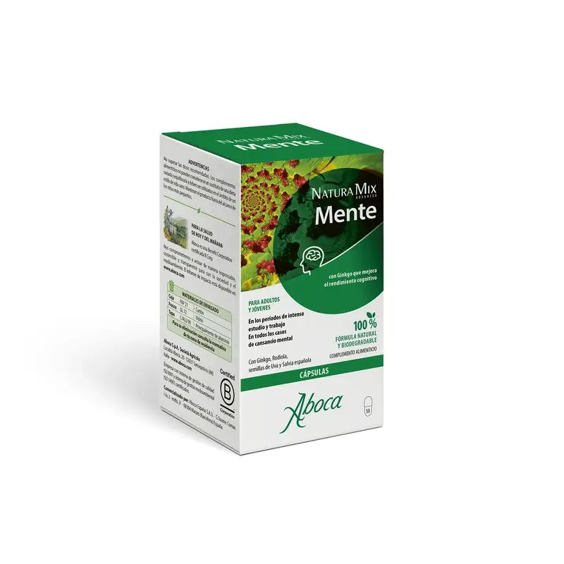 Aboca Natura Mix Advanced Mind, 50 Capsules