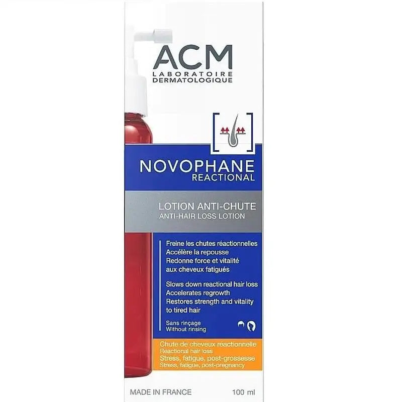 Acm Novophane Lotion réactionnelle anti-chute, 100 ml