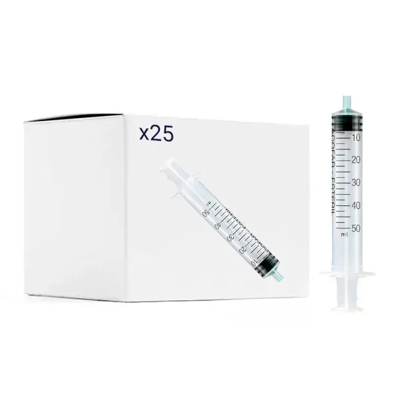 Acofar Packs Seringues stériles sans aiguille 3 pièces 50 ml, 3 x 25 pcs.