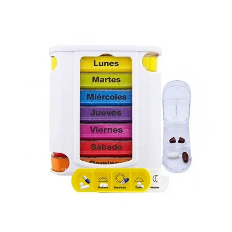Acofar Weekly Pill Box with Cutter