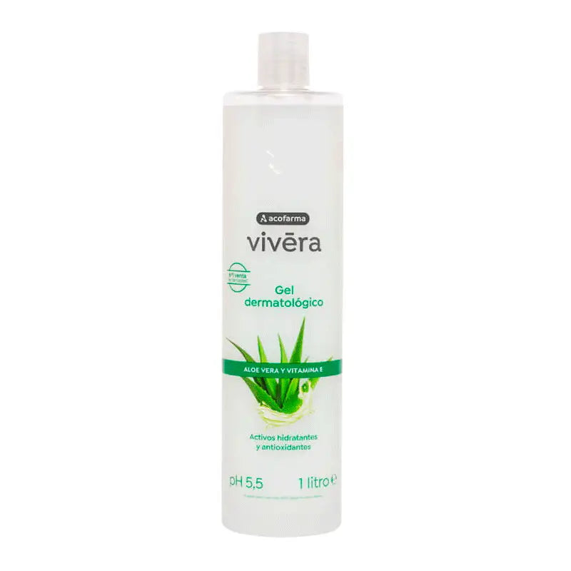 Acofar Vivera Aloe Vera Vitamin E Dermatological Gel, 1 Litre
