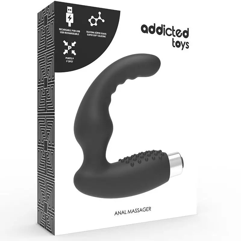 Addicted Toys Vibrador Prostático Recargable Negro