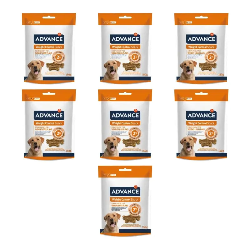 Advance Weight Control Snack, 150 g, lot de 7