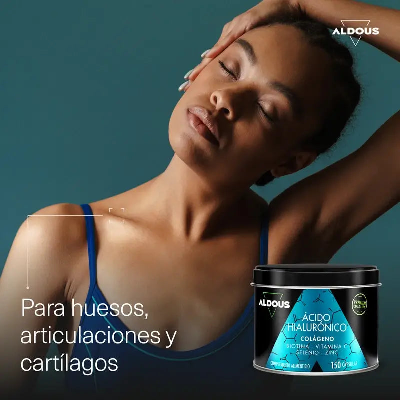 Aldous Bio Acide Hyaluronique Au Collagène, Vitamines Et Minéraux, 120 gélules