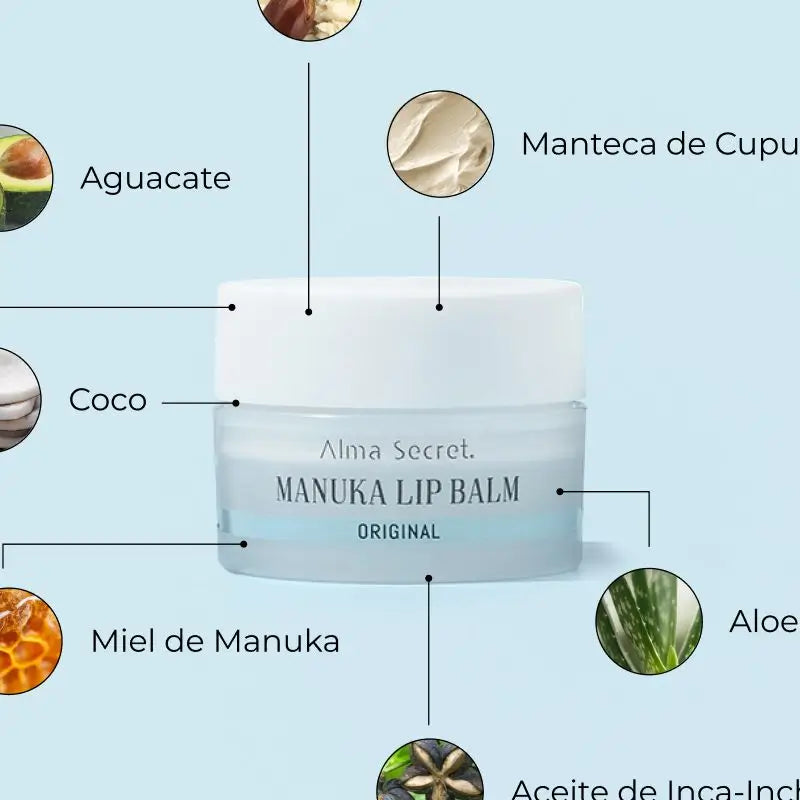Alma Secret Baume à lèvres Inca Inchi & Manuka - Original - Alma Secret Baume à lèvres - Original