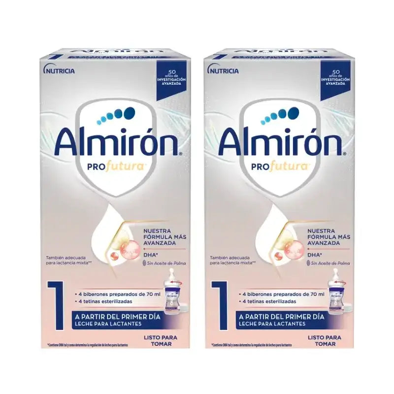 Almiron Profutura 1 Mini Bottle, Pack 8 x 70 ml, 560 ml