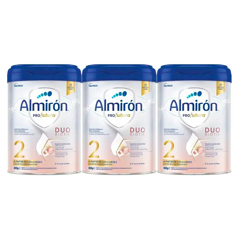 Almirón Profutura Duobiotik 2, paquet de 3 x 800g