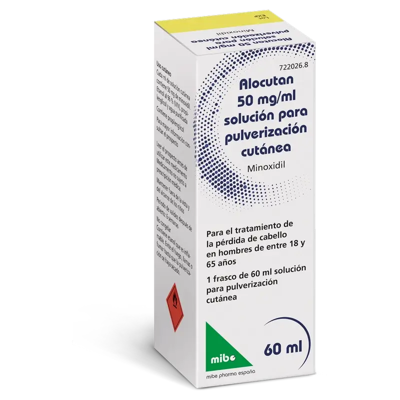 Alocutan 50 mg/ml Minoxidil Skin Spray Solution 1 Flacon, 60 ml