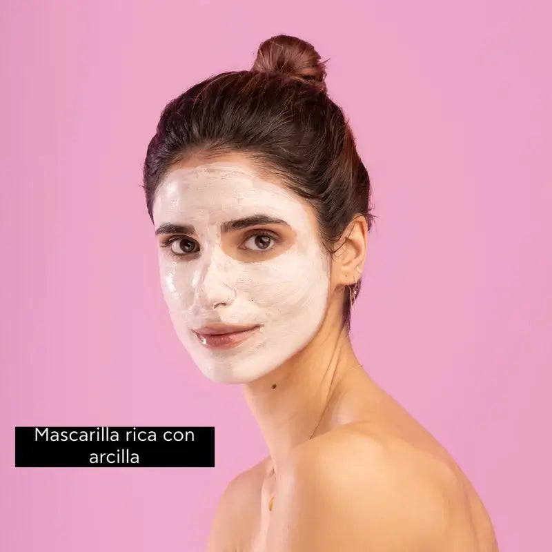 APIVITA Express Beauty Masque nettoyant doux à l'argile rose