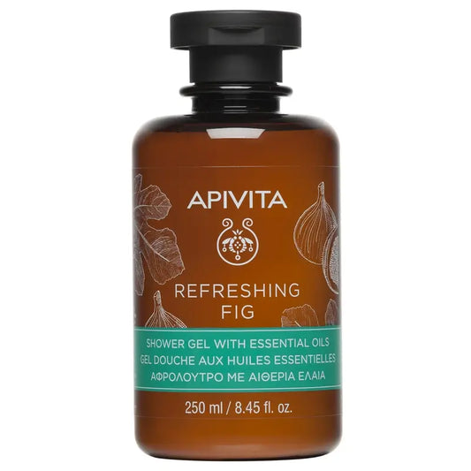 APIVITA Gel de bain rafraîchissant à la figue 250 ml