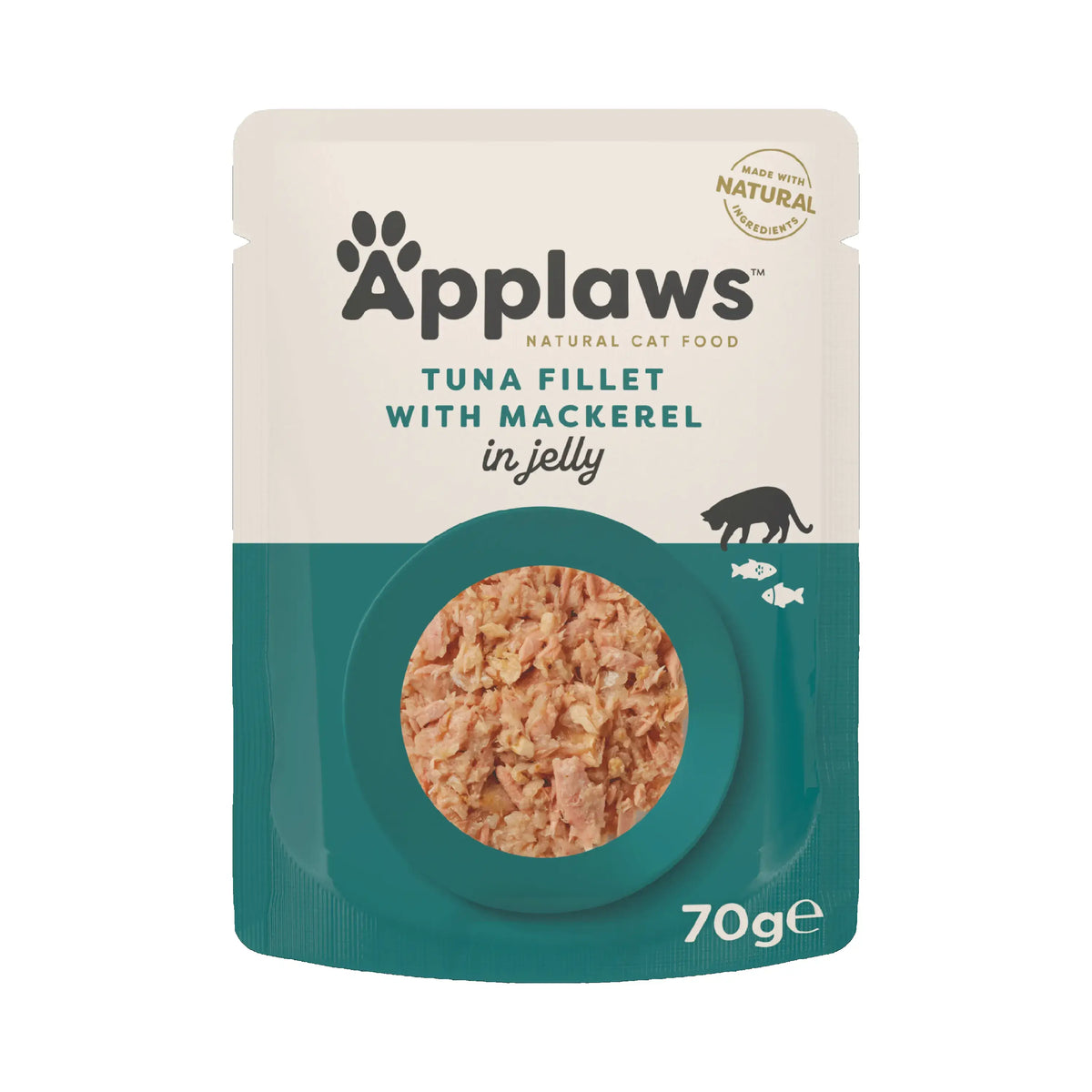 Applaws Cat Filet de thon Maquereau Gelée Enveloppe 16X70Gr