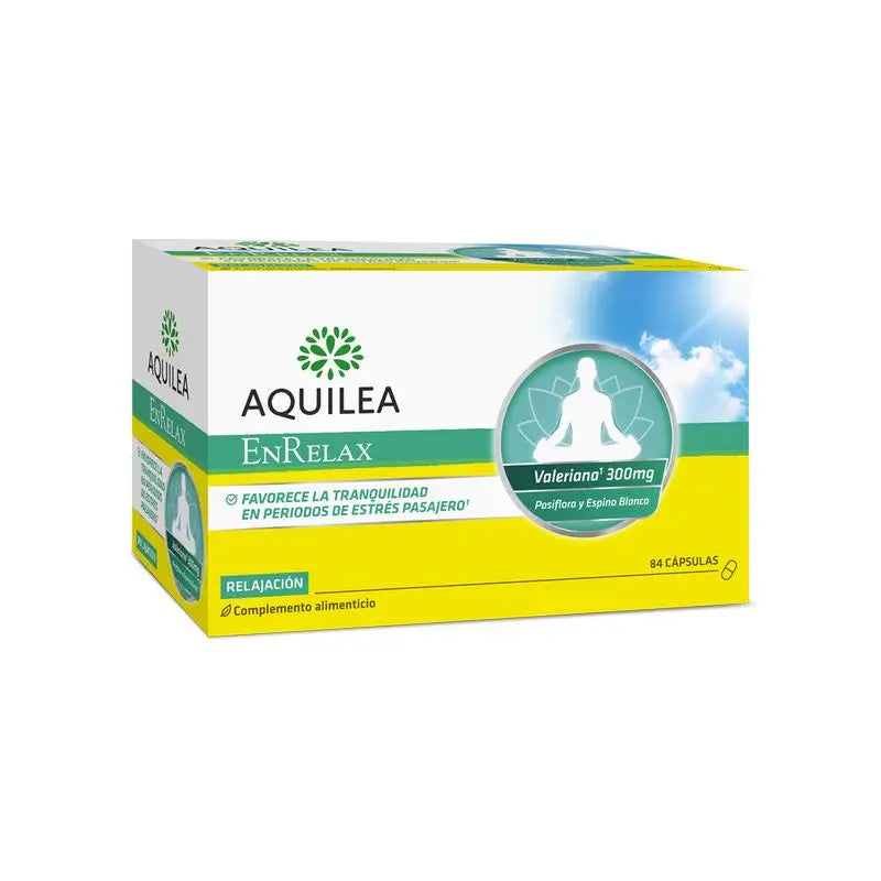Aquilea Enrelax Valerian + Hawthorn + Passionflower, 84 capsules