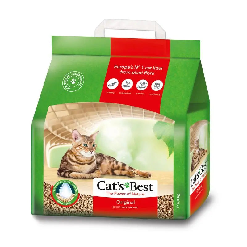 Cat's Best Original 10L 4,3 Kg Litière végétale