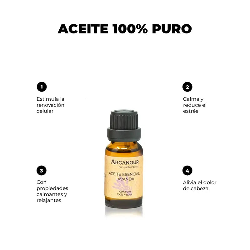 Arganour Huile Essentielle Huile Essentielle Lavande, 15 Ml