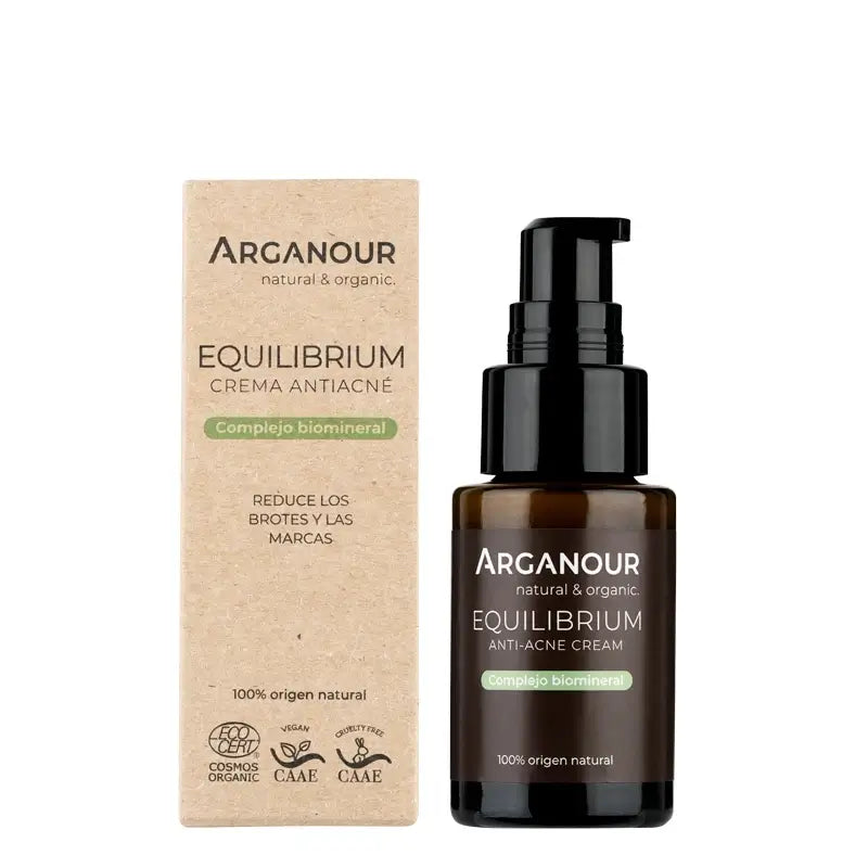 Arganour Crème Anti-Acné Equilibre Visage, 50 Ml