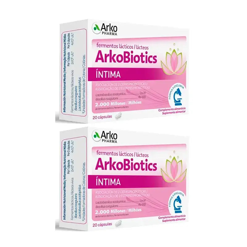 Arkopharma Arkobiotics Intima, 2 x 20 gélules
