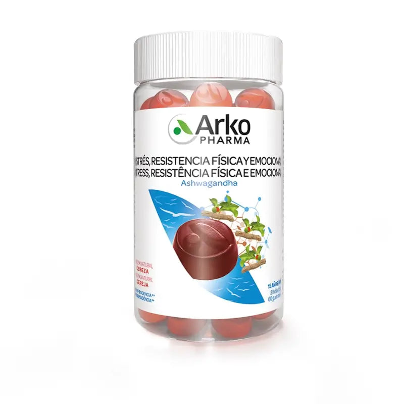 Arkopharma Arkogummies Stress, endurance physique et mentale, Ashwagandha, 60 gommes