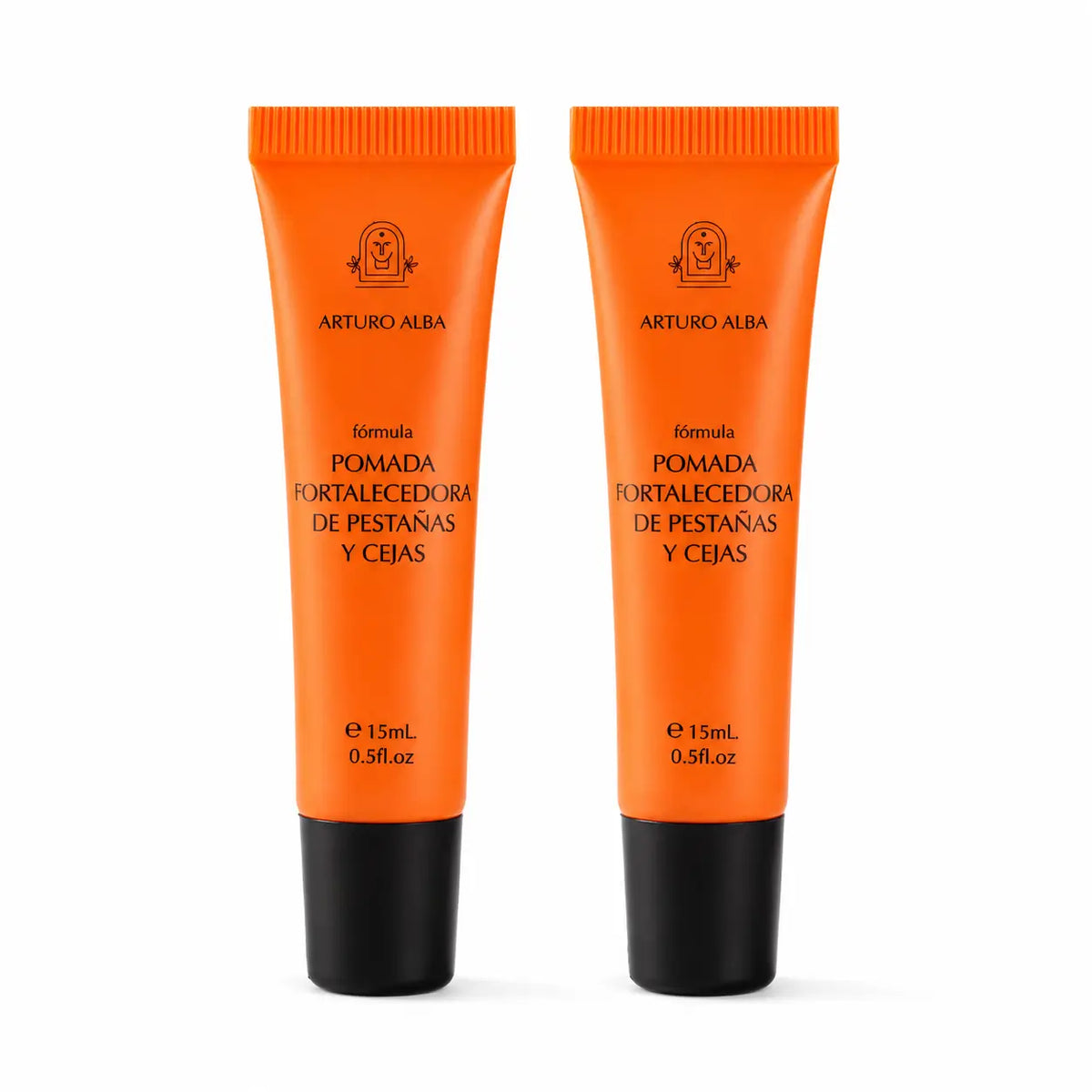 Arturo Alba Pommade fortifiante pour cils et sourcils, 15 ml, lot de 2