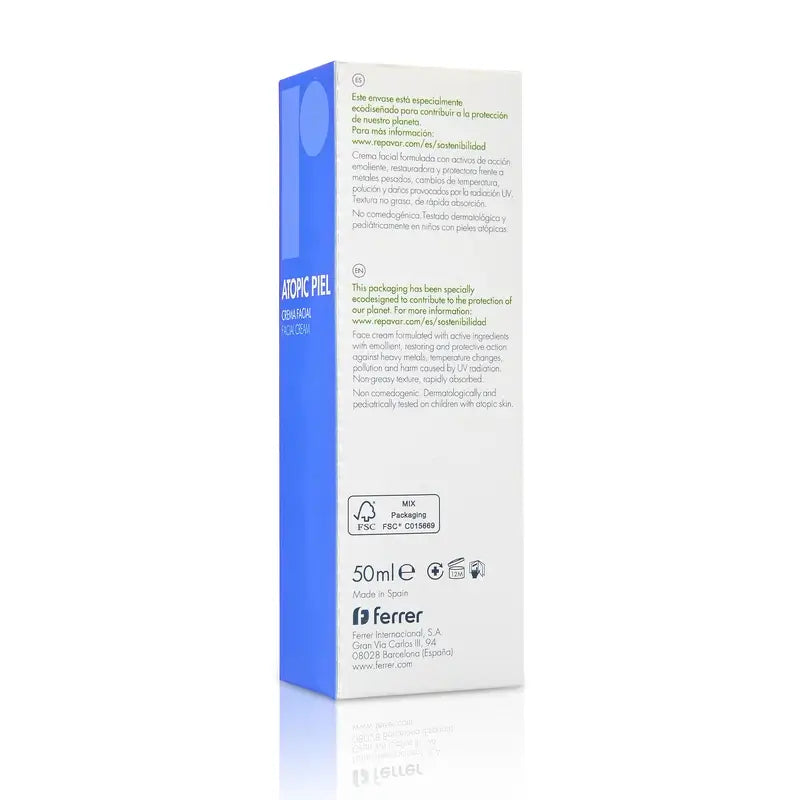 Repavar Atopic Skin Facial Cream 50 ml