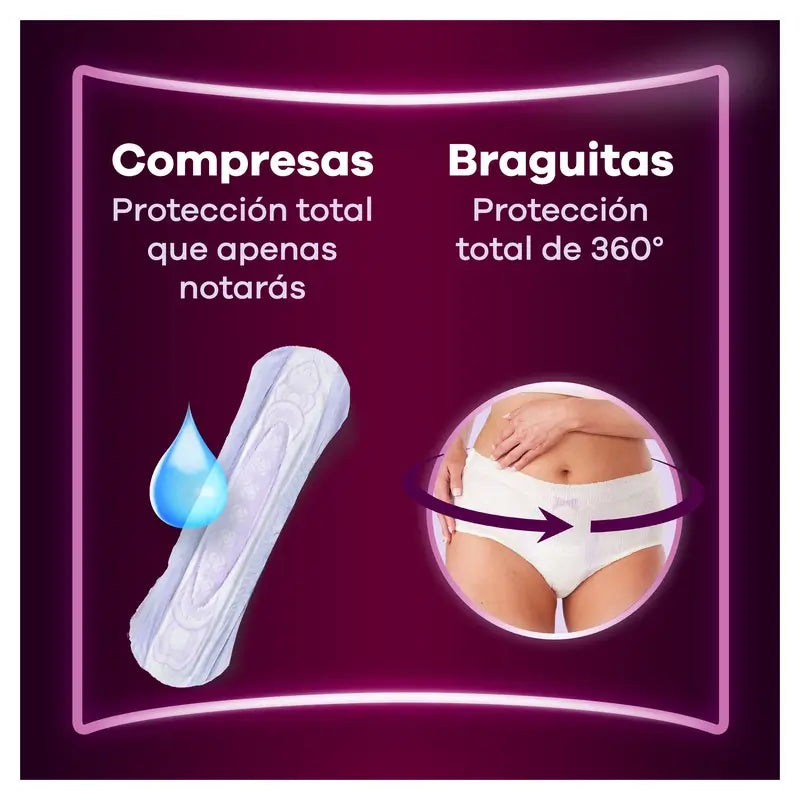 Ausonia Discreet Maxi Nighttime Urine Loss Pads, 12 unités