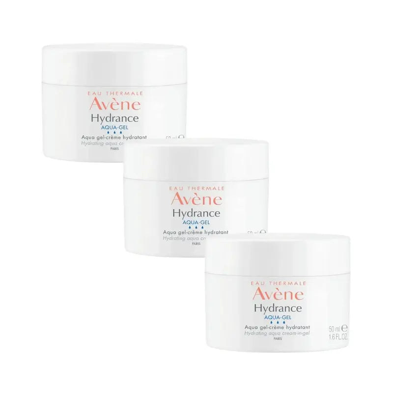 Avène Hydrance Aqua Gel Crème, 3X50 Ml