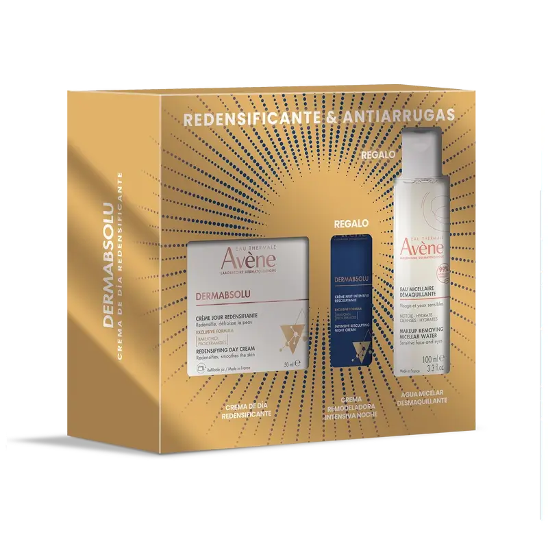 Pack Avène Dermabsolu Jour 50Ml + Mininoche 10Ml+ Eau Micellaire 100Ml