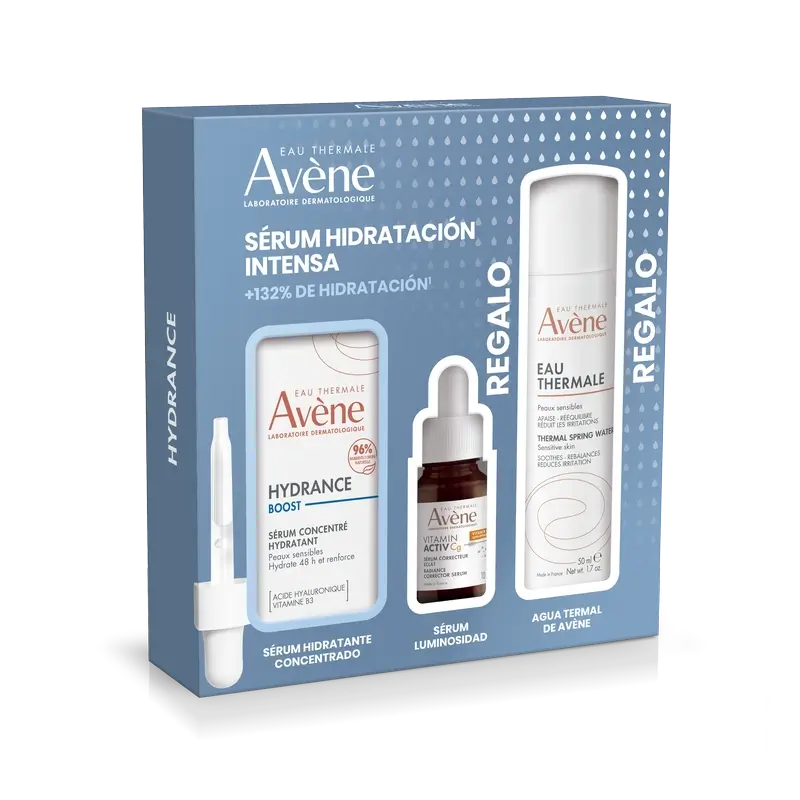 Avène Pack Hydrance Sérum 30 Ml + Mini Sérum Vt Cg + Eau Thermale 50 Ml Cadeau