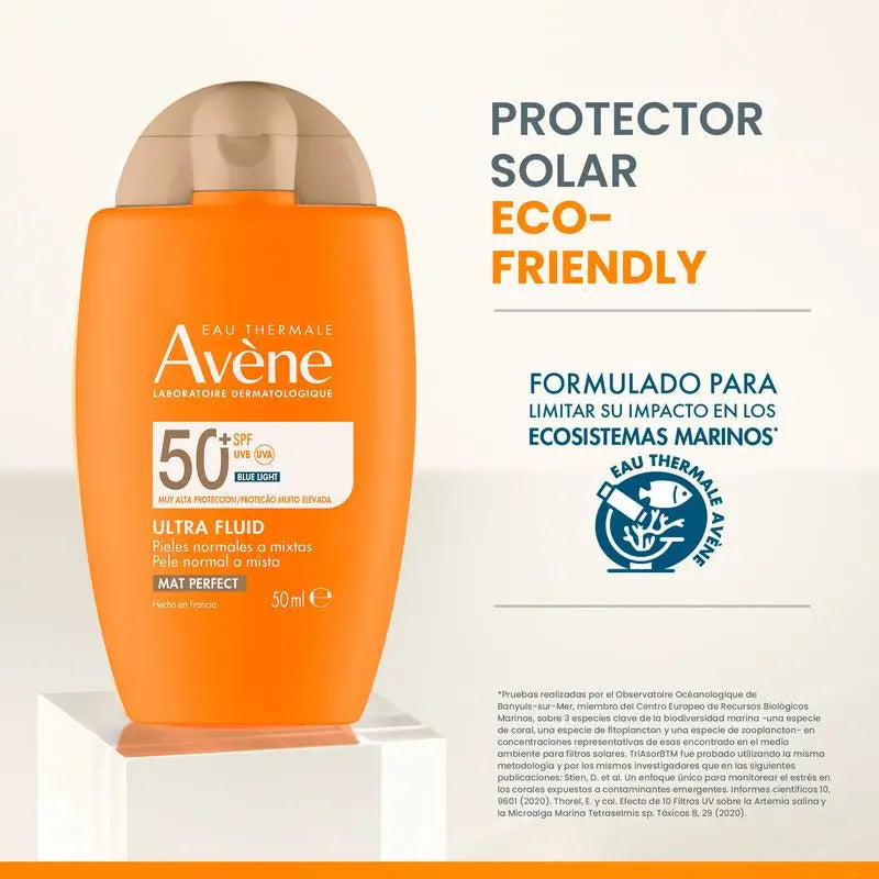 Avène Ultra Fluide Mat Parfait Avec Couleur Spf50+, 50 ml