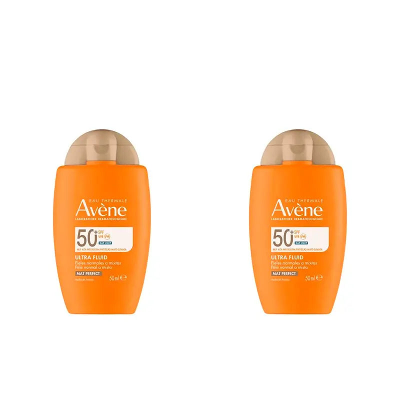 Avène Ultra Fluide Mat Perfect Color Spf50+, 2X50 Ml