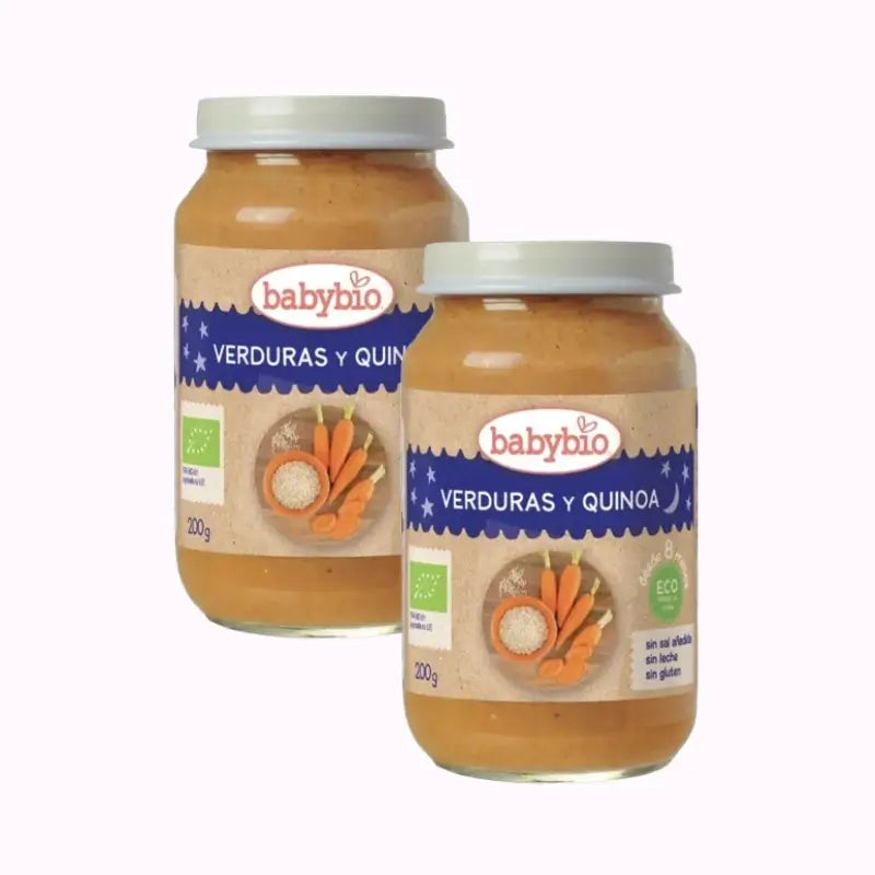 Babybio Menu Tradition Quinoa, paquet de 2 x 200 grammes