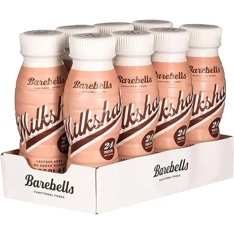 Barebells Pack Milkshake Chocolat, 8 pcs x 330 ml