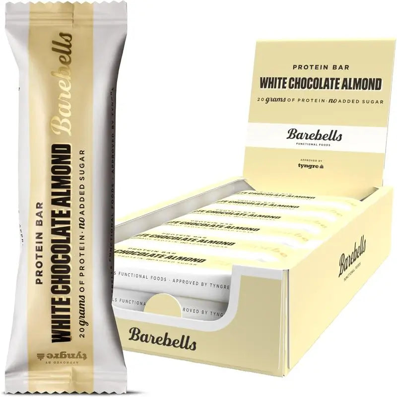 Barebells Pack Chocolat Blanc Amande, 12 pcs x 55 grammes