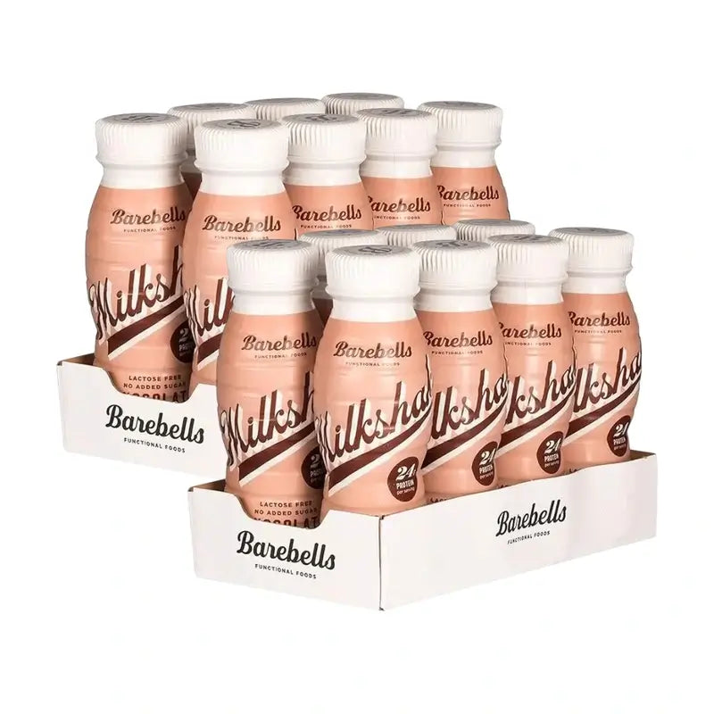 Barebells Pack Milkshake Chocolat, 16 Unités X 330 Ml