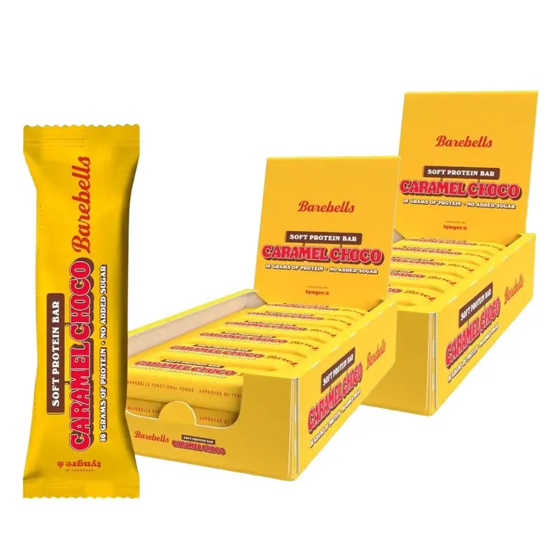 Barebells Pack Soft Caramel Choco, 24 PCs X 55 Grammes