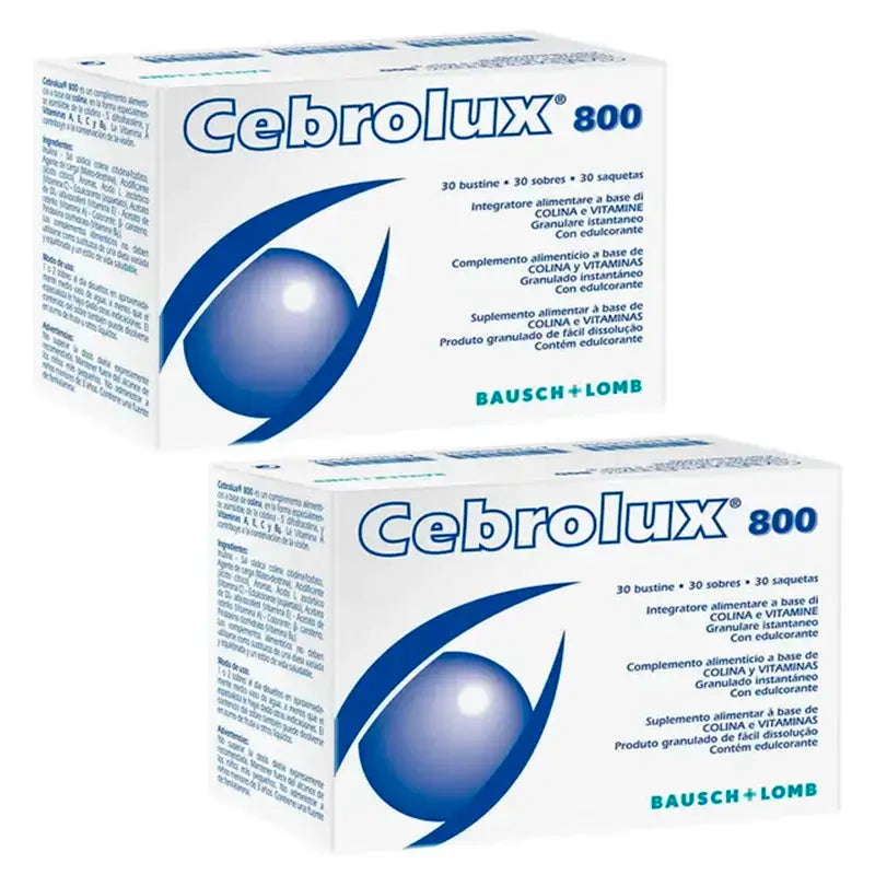 Bausch & Lomb Cebrolux 800, paquet de 2 x 30 sachets