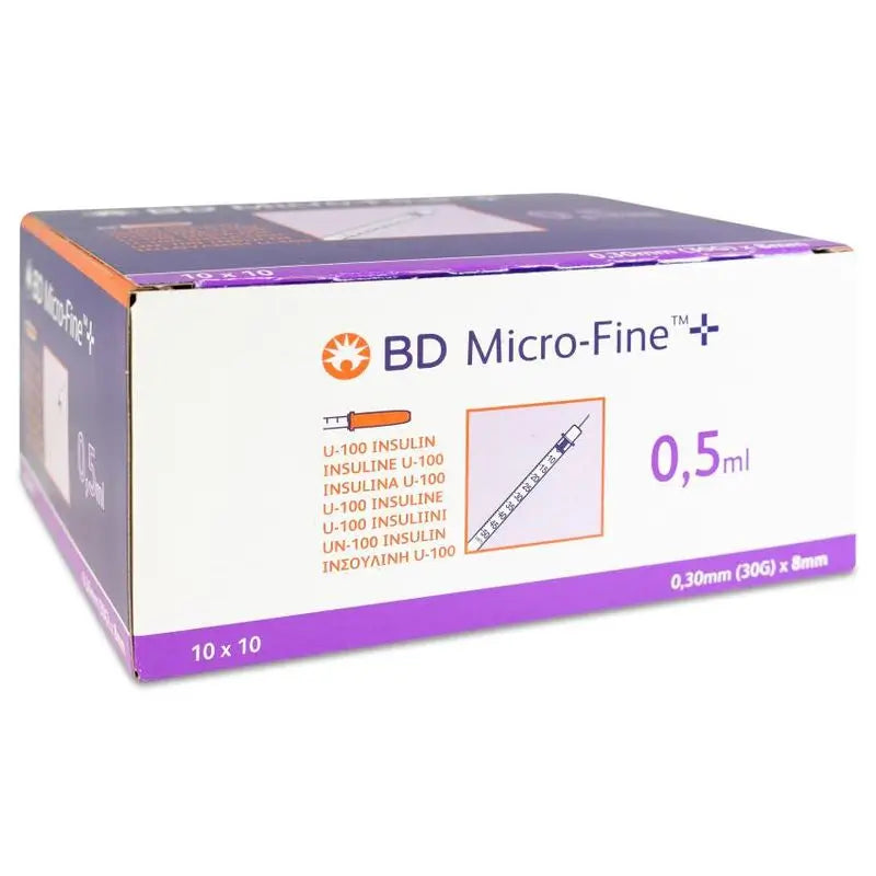 Bd Plastipak Seringue à insuline Microfine 10 unités