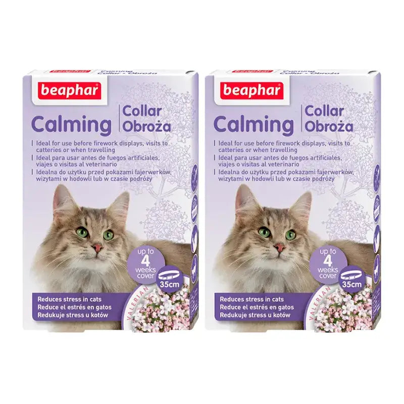 Collier pour chat Beaphar Calming, paquet de 2 x 35 cm