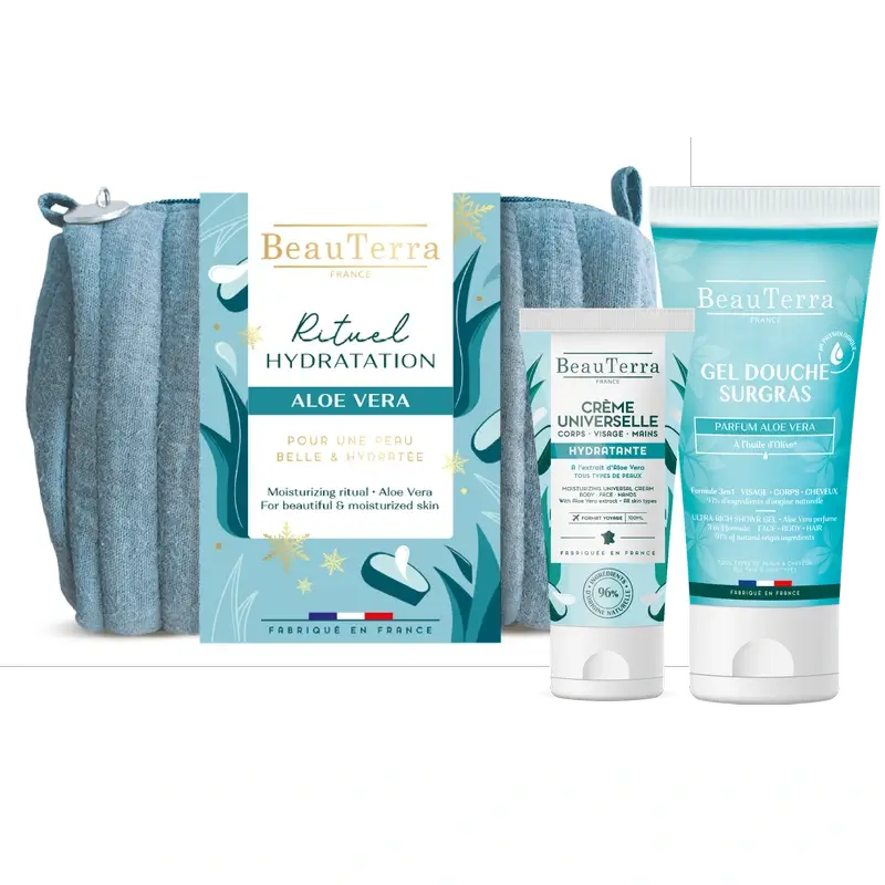 Beauterra Body Hygiene Aloe Vera Moisturising Ritual Toilet Bag