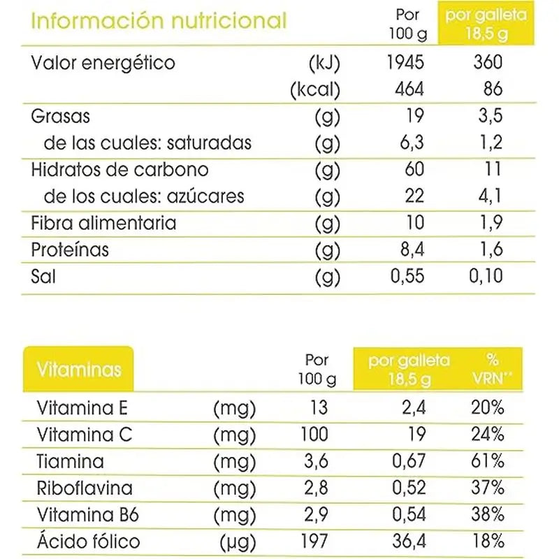 biManán Bekomplett Biscuits au citron 12 unités