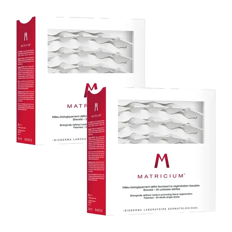 BIODERMA Matricium, paquet de 2 x 30 doses uniques de 1 ml