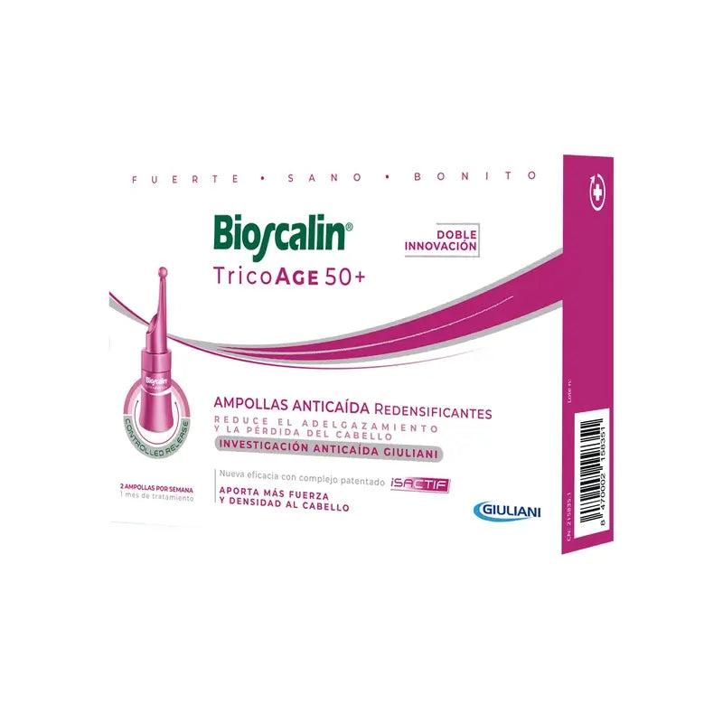 Bioscalin Ampoules Trico Age 50+ Capillaire , 8 ampoules, 10 ml