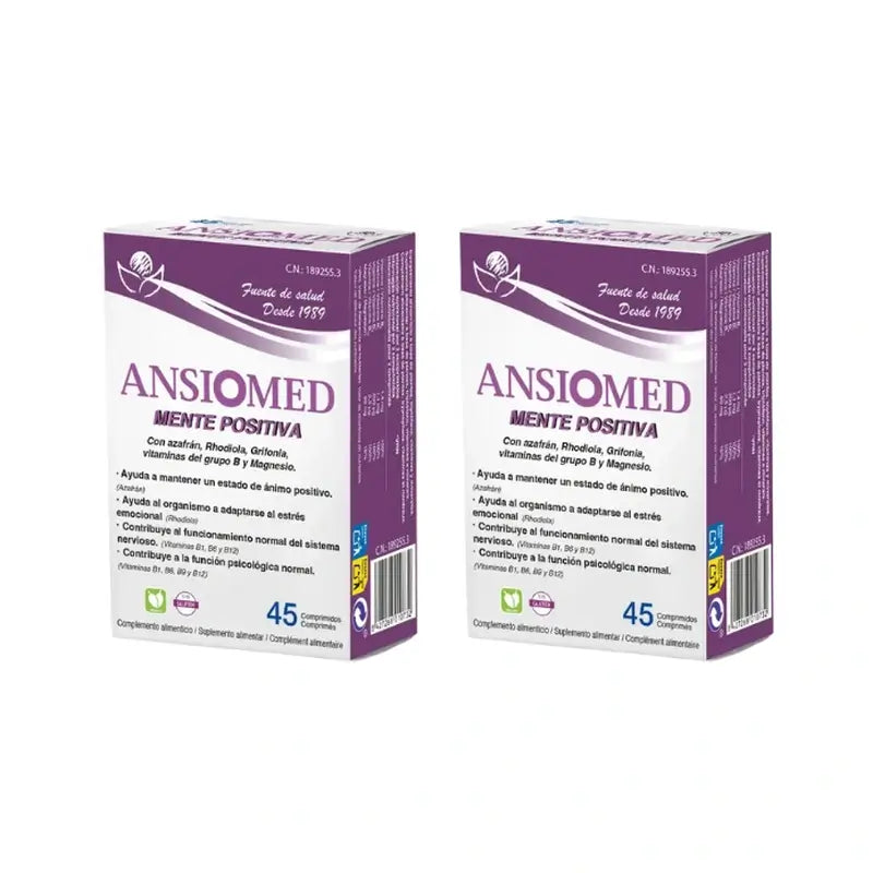 Bioserum Ansiomed Positive Mind, 2X45 Comprimés