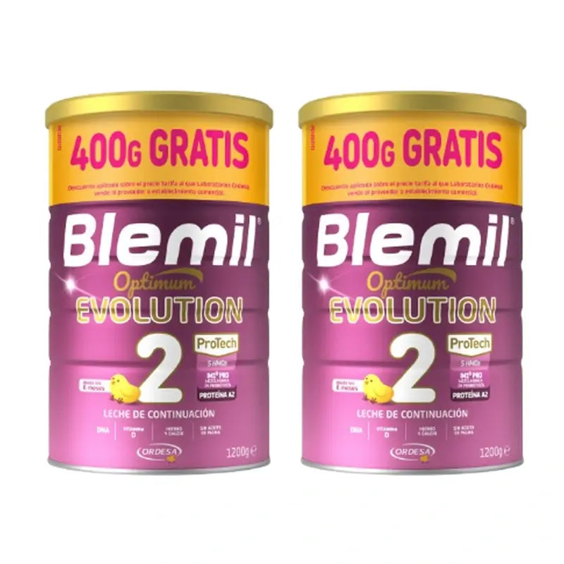 Blemil Optimum Evolution 2 Formule Prix spécial, 2X1200g