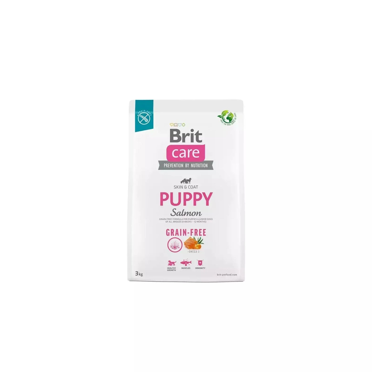 Brit Care Dog Puppy Grain Free Salmon 3Kg pour chiens