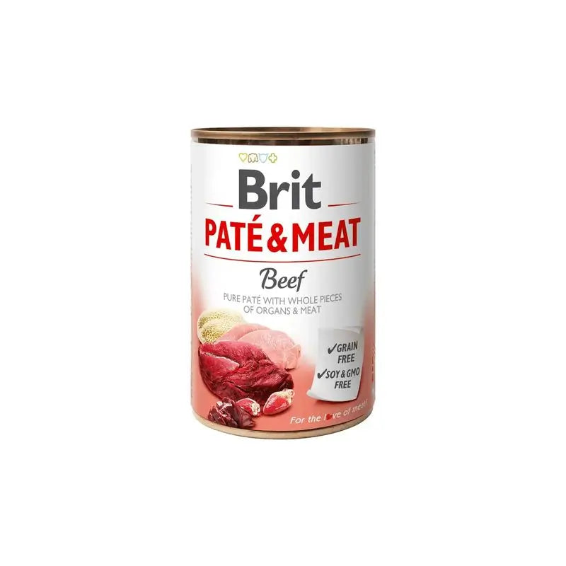 Brit Pate Meat Beef 6X400Gr pour chiens