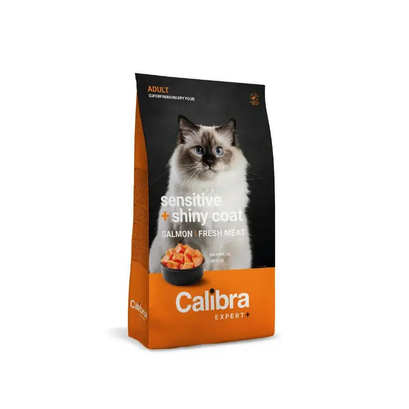 Calibra Cat Expert+ Adultes Poils Sensibles et Brillants 1.5Kg