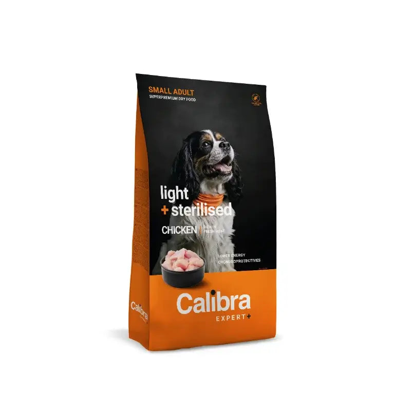 Calibra Dog Expert+ Adulte Small Light&Steril Aliment Poulet 400G