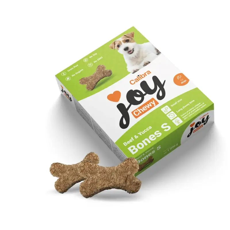 Calibra Joy Dog Chewy Bone S Beef & Yucca, 40 unités X 1000 Gr