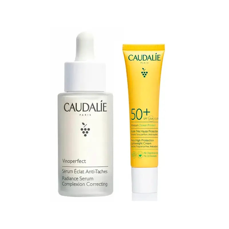 Caudalie Vinoperfect + Vinosun : Routine anti-taches et solaire, 30 ml + 40 ml